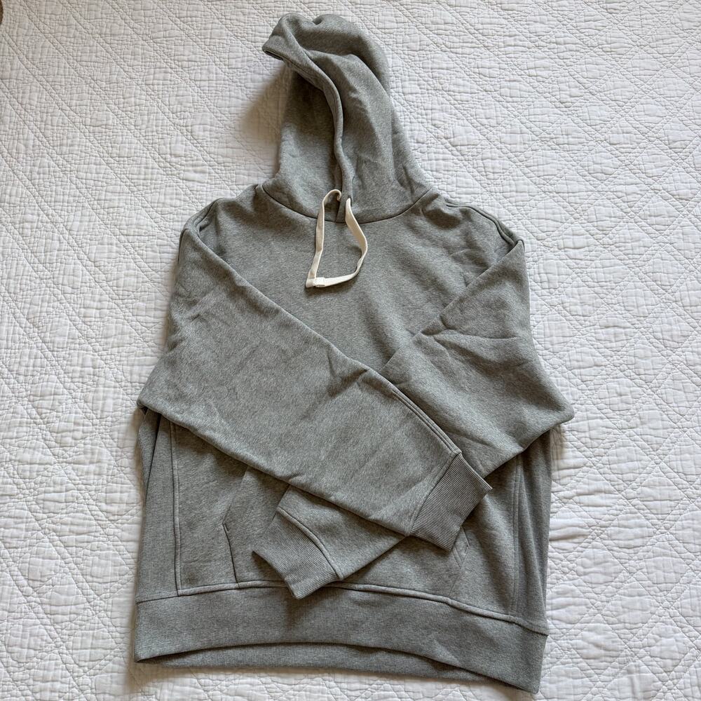Everlane The ReTrack Hoodie Heathered Grey L